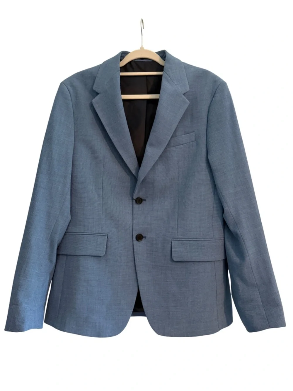 NWT Zara Slim Fit Suit Blazer Blue Size 40 $149